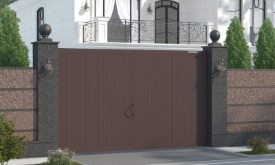 Распашные уличные ворота