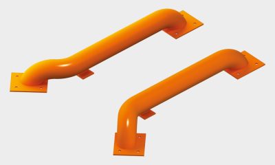 Направляющие для колес c отводом 45