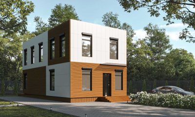 УЛЬТРАСОВРЕМЕННЫЙ ТИПОВОЙ ЭНЕРГОЭФФЕКТИВНЫЙ ДОМ EFFECT EURO 148