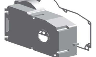 Нижняя часть корпуса редуктора привода ARM-320