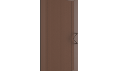 Калитка в алюминиевой раме с заполнением сэндвич-панелями SPD-A